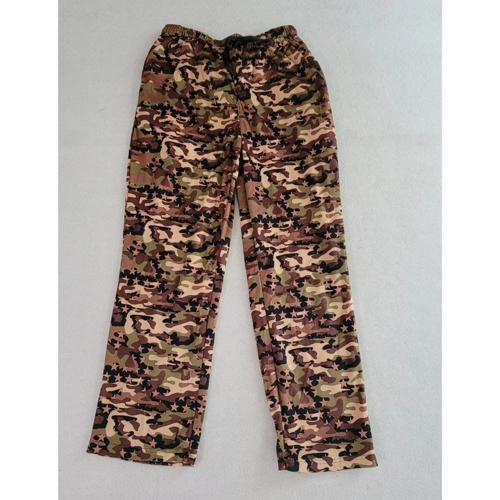 Bottoms Out Men's Camo Print Pajama Pant M NWT